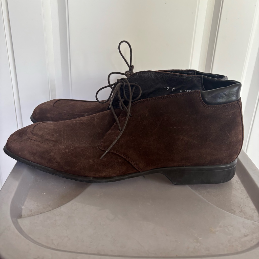 Donald J. Pliner Dark Brown Chukka Boots